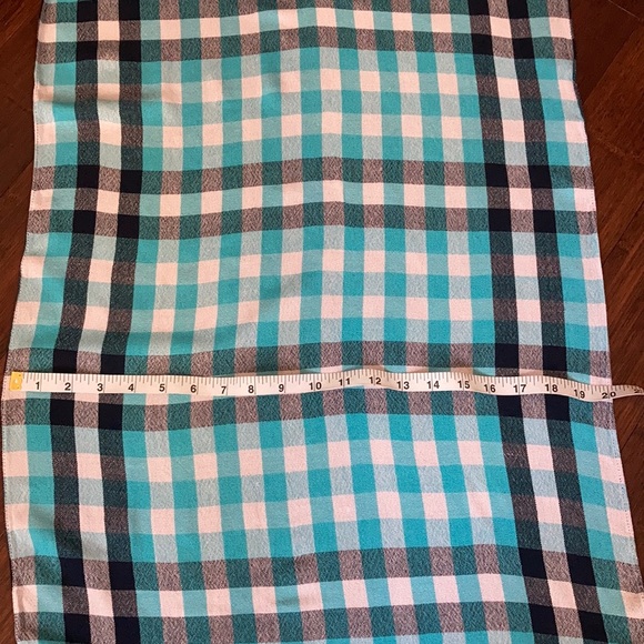 Bluenotes checkered blue scarf - Picture 3 of 3